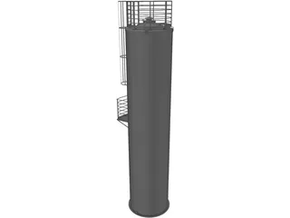 Water Tank 3D Model preview