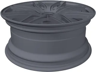 Wheel Rim 3D Model preview