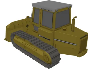 Liebherr Laderaupe 3D Model preview