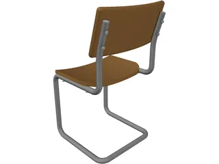Chair Cantilever 3D Model preview