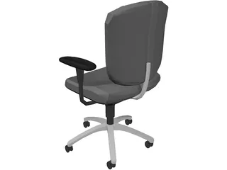 Chair Tria Secretary 3D Model preview