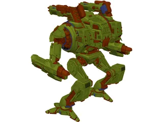 BloodAsp Battletech 3D Model preview
