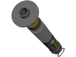 Lightsaber 3D Model preview