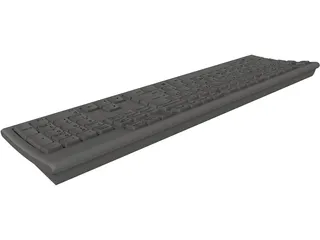 Computer Keyboard 3D Model preview
