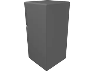 Refrigerator Old 3D Model preview