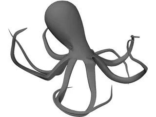 Octopus 3D Model preview