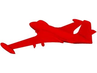 F2H-2 Banshee 3D Model preview