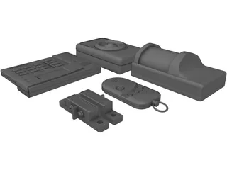 Alarms 3D Model preview