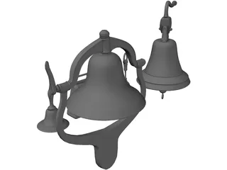 Bell Set 3D Model preview