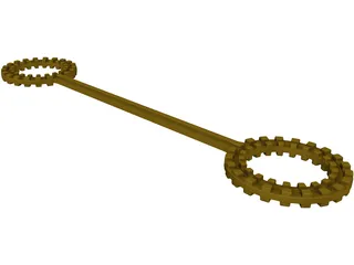 Bubble Wand 3D Model preview