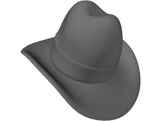 Cowboy Hat 3D Model preview