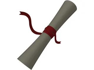 Diploma 3D Model preview