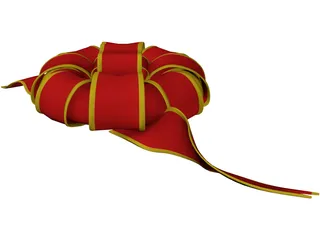 Fancy Bow 3D Model preview