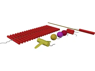 Fireworks 3D Model preview