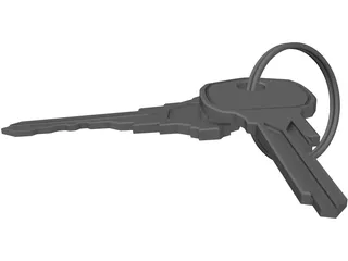 Keys 3D Model preview
