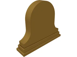 Mantle Clock 3D Model preview