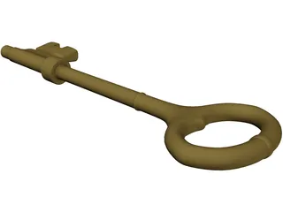 Skeleton Key 3D Model preview