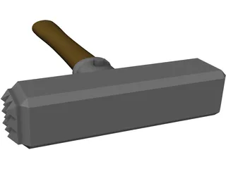 Masonry Hammer 3D Model preview