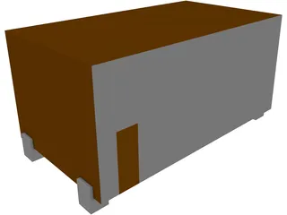 Old Radio 3D Model preview