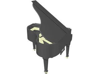 Piano 3D Model preview