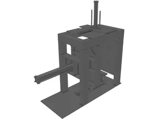 Mold Press 3D Model preview