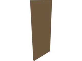 Door and Handle 3D Model preview