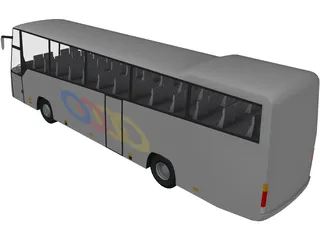 Volvo Bus 3D Model preview