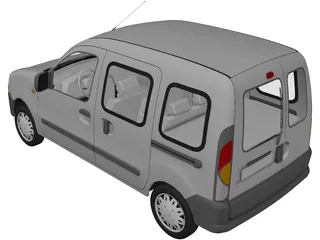 Renault Kangoo Combi 3D Model preview