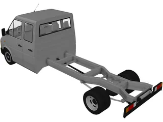 Volkswagen LT Double Cabin 3D Model preview