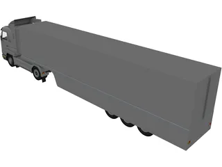 Scania 143 3D Model preview