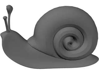 Snail 3D Model preview