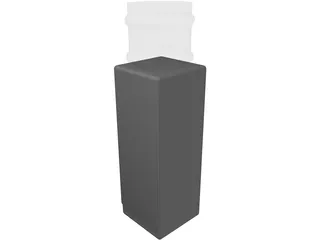 Office Water Cooler 3D Model preview