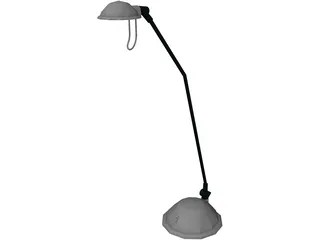Lamp Desk 3D Model preview