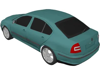 Skoda Octavia (2004) 3D Model preview