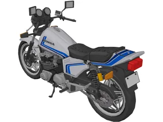 Honda CBR750 3D Model preview