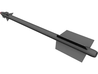 Missile AA11 Archer 3D Model preview