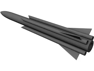 Missile AS17 Krypton 3D Model preview