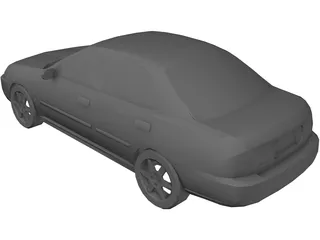 Nissan Sentra (2002) 3D Model preview