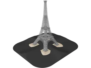 Eiffel Tower 3D Model preview