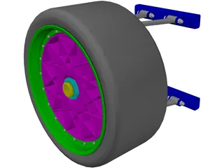 Wheel 3D Model preview