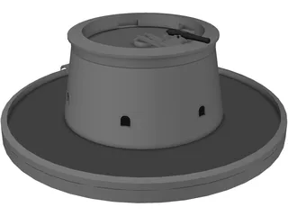 Martello Tower 3D Model preview