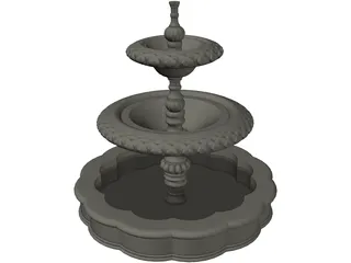 Fountain 3D Model preview