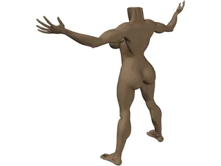 Body Female 3D Model preview
