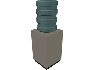 Drinking Fountain 3D Model preview
