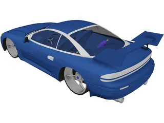 Mitsubishi 3000GT [Tuned] 3D Model preview