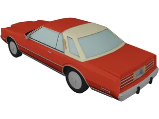 Dodge Mirada (1980) 3D Model preview