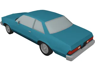 Chevrolet Malibu (1978) 3D Model preview