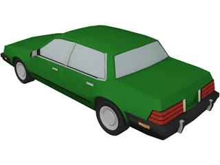 Pontiac 6000 (1984) 3D Model preview