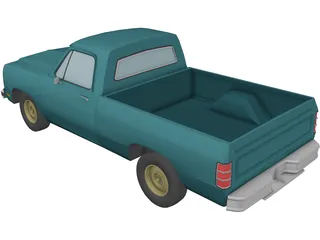 Dodge Ram (1984) 3D Model preview