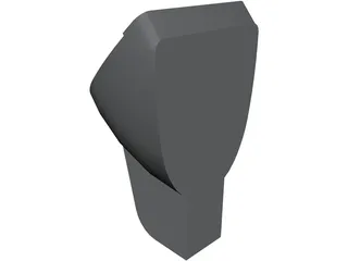 Suspended Urinal 3D Model preview